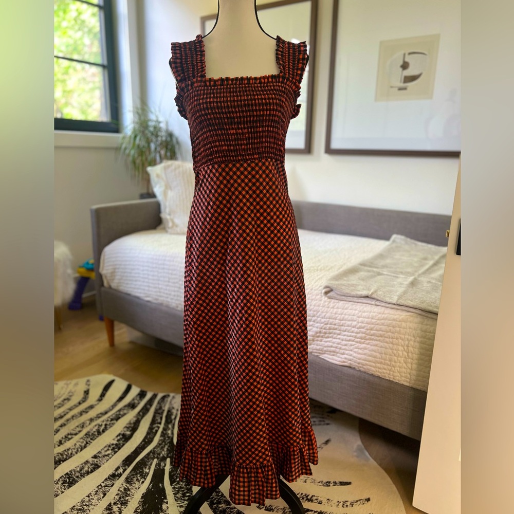 Ganni Gingham Dress Size 36 (US Small)